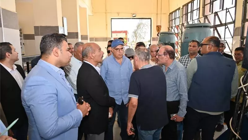 هاني سويلم يتفقد حالة الري والمحطات بمحافظة السويس