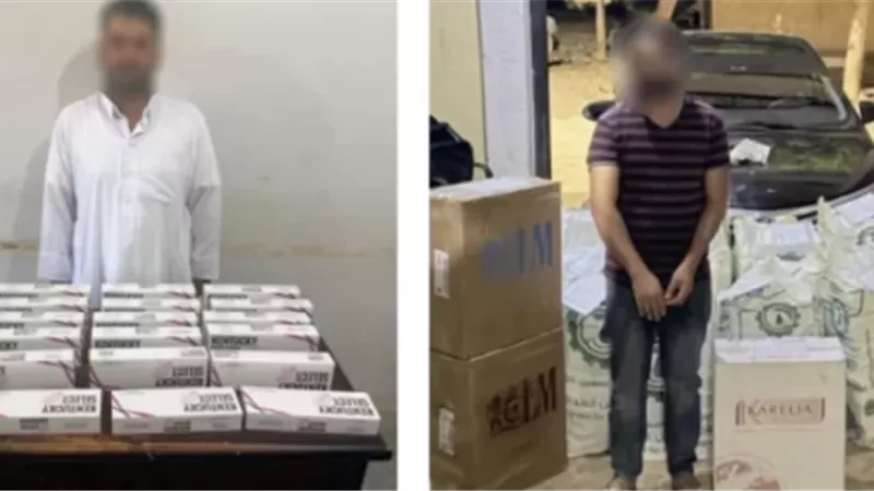 قبل طرحها بالسوق السوداء.. ضبط 12 ألف عبوة سجائر في مطروح والجيزة