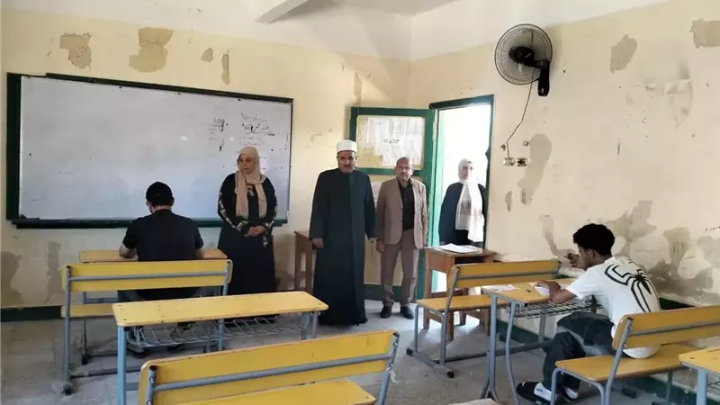 متابعة ميدانية لإمتحانات الشهادة الثانوية الأزهرية بالإسماعيلية