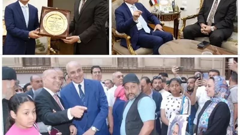 تكريم د. إبراهيم صابر لفوز 