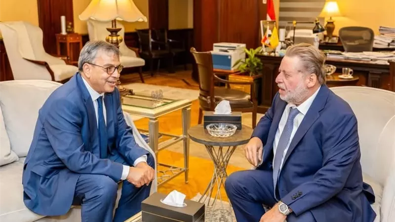 رئيس البنك المركزي يستقبل نظيره التونسي لبحث ملفات التعاون