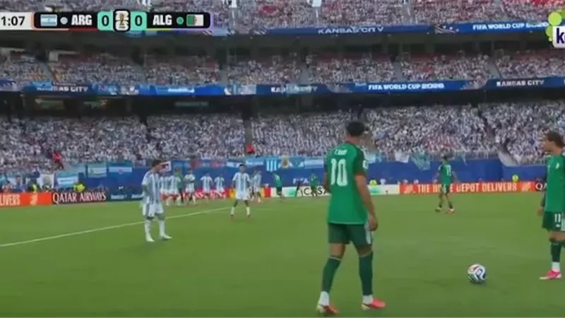 تقنية الفيديو تلغي هدف للجزائر بداعي التسلل