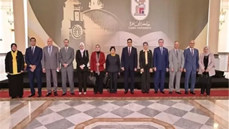 حصول الأمانة العامة ومركز ضمان الجودة بجامعة القاهرة على الأيزو