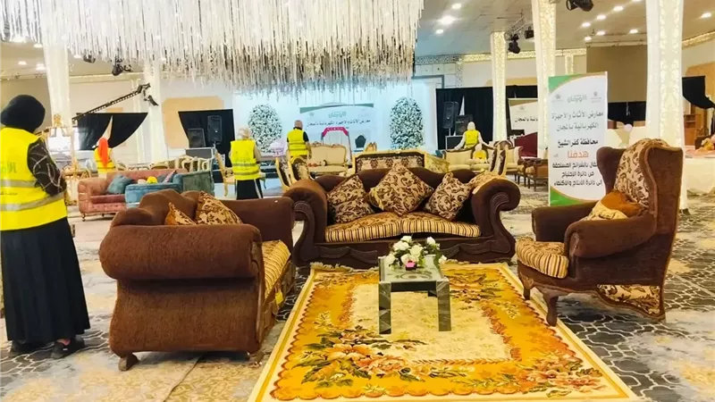 إقامة معرض لتوزيع الأثاث المنزلى بالمجان على أهالينا بكفرالشيخ