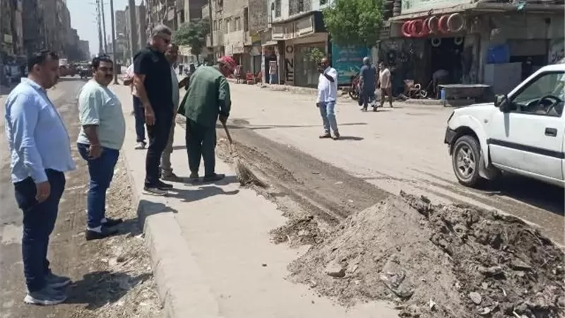 حملات مكثفة لرفع المخلفات والتصدي للأشغالات بحي الطالبية