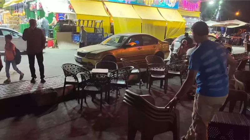 رفع إشغالات المقاهي من حي ثالث الإسماعيلية