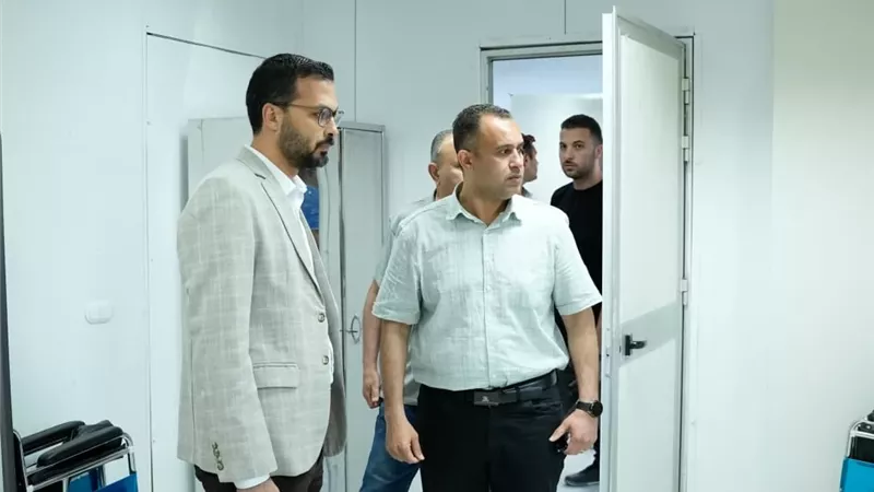 رئيس جهاز العلمين ووكيل وزارة الصحة يتفقدان مركز اللاتيني الطبي