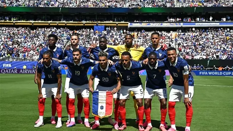 فرنسا تتقدم على النرويج بهاتريك ديمبيلى فى الشوط الأول