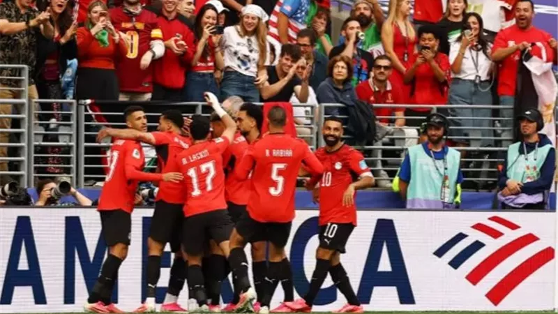 منتخب مصر ينهي الشوط الأول بالتعادل الإيجابي أمام إيران