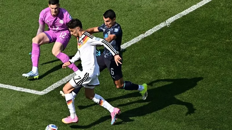 إنسيسو يقود باراجواي للتقدم على ألمانيا بهدف فى الشوط الأول