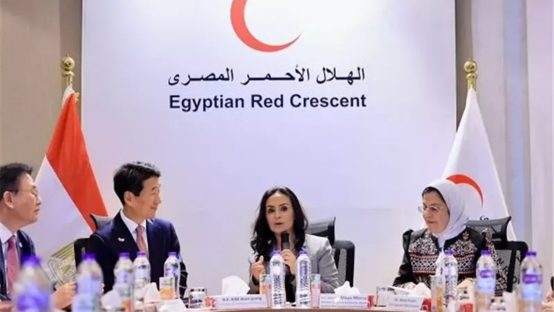 مايا مرسي تشهد توقيع شراكة مصرية كورية لتعزيز الإغاثة الإنسانية في غزة