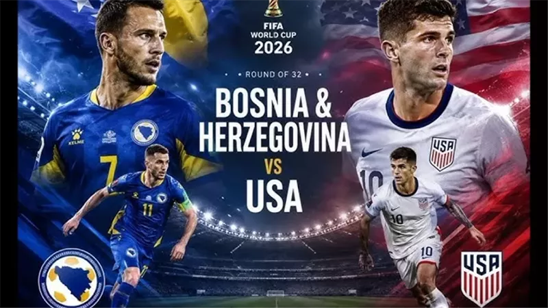 كأس العالم| موعد مباراة أمريكا والبوسنة والهرسك والقنوات الناقلة