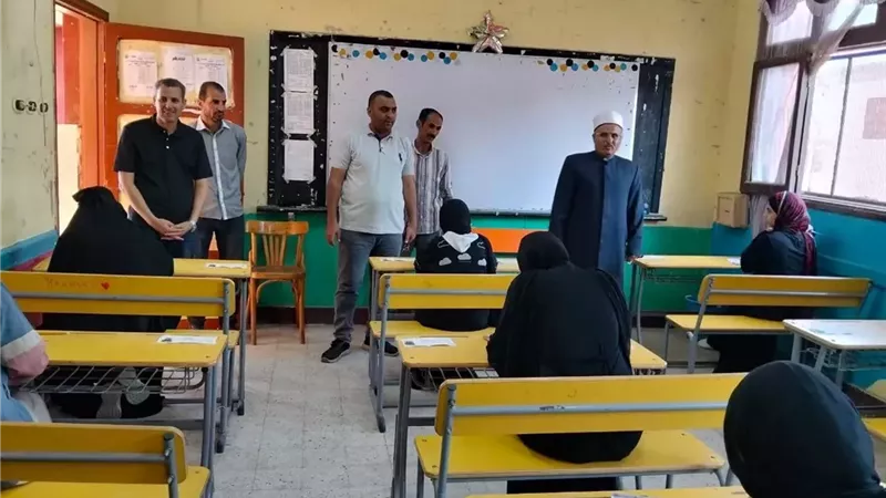 متابعة ميدانية لإمتحانات الثانوية الأزهرية بالإسماعيلية