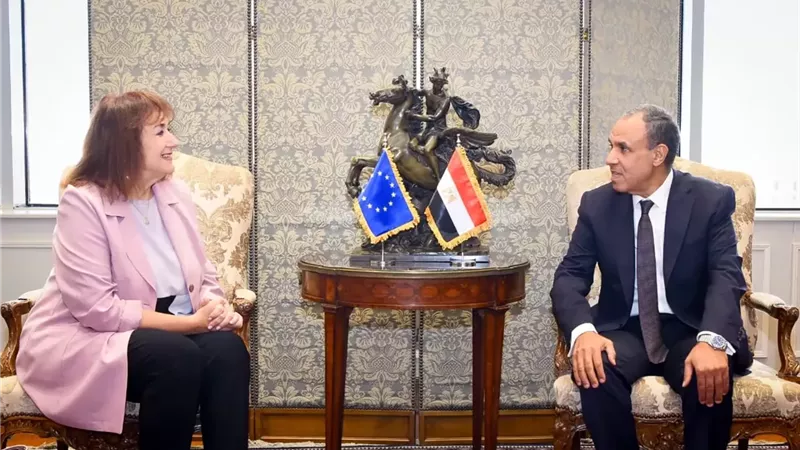 وزير الخارجية يجرى مشاورات سياسية مع المفوضة الأوروبية للمتوسط