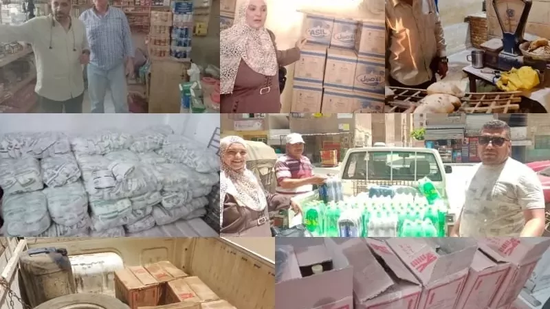 تحربر 78 مخالفة وضبط حلوى مجهولة المصدر وبسكويت فاسد بالقليوبية