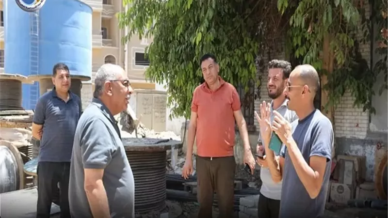 رئيس مياه المنيا يتابع معدلات تنفيذ محطات جنوب ملوي والأشمونين