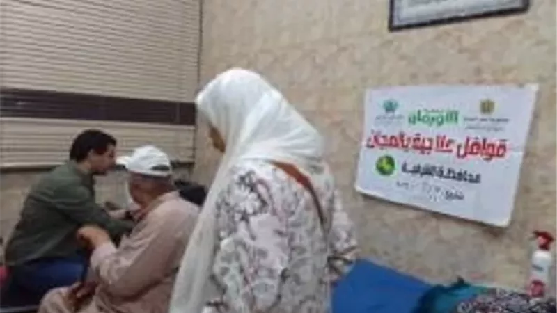علاج 1270 مواطنا بقافلة طبية بحى 31 بالعاشر من رمضان