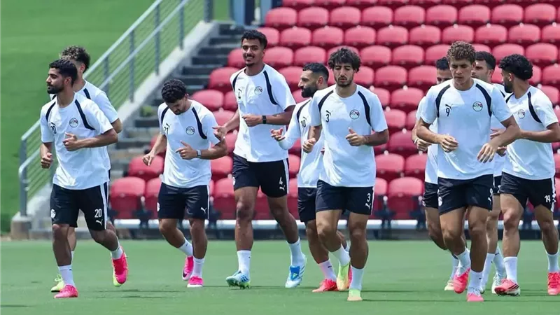 مران الفراعنة في أتلانتا استعدادا للأرجنتين بثمن نهائي كأس العالم..صور