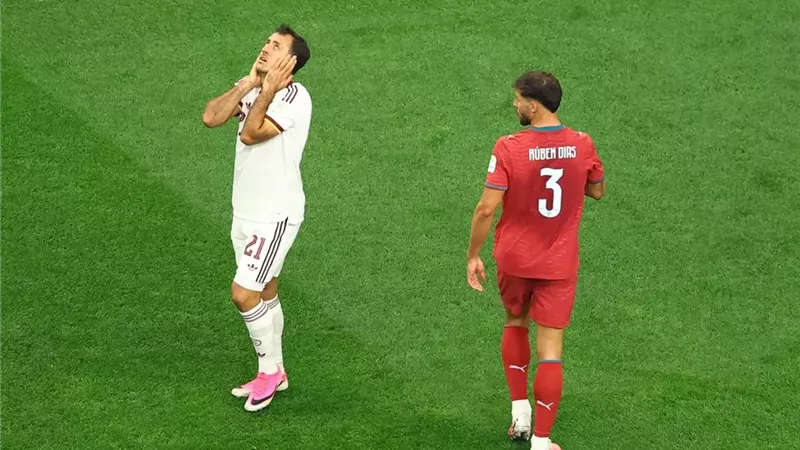 التعادل السلبى يحسم نتيجة الشوط الاول من مواجهة البرتغال وإسبانيا