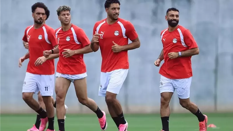 منتخب مصر يختتم تدريباته استعداداً لمواجهة الأرجنتين .. صور