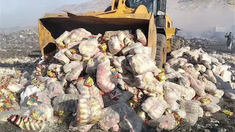 إعدام39 طن أرز وسكر فاسد وغيرصالح للاستخدام الآدمي بسوهاج