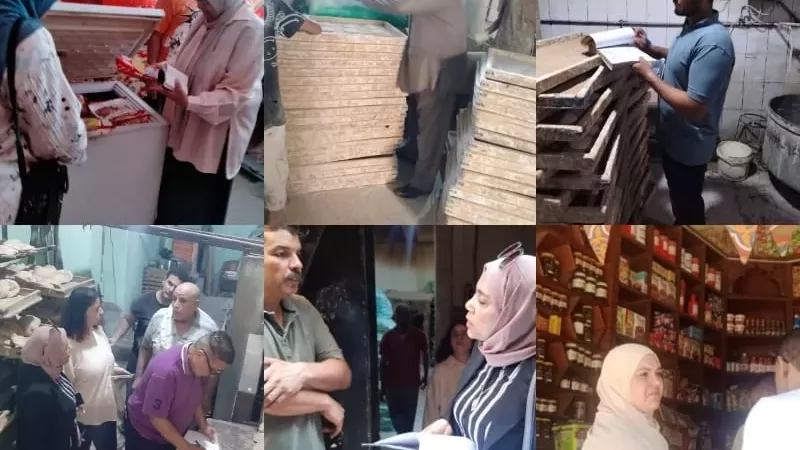 ضبط 71 مخالفة في حملات تموينية بالقليوبية وإحالة المخالفين للنيابة العامة