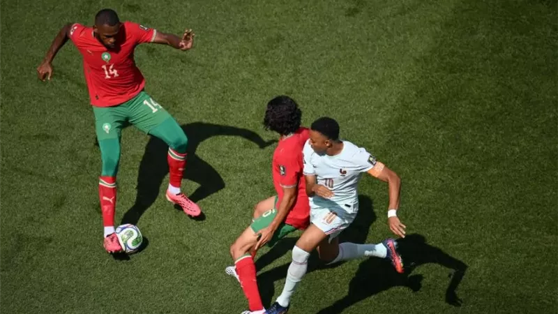 التعادل السلبى يحسم نتيجة الشوط الاول من مواجهة المغرب و فرنسا