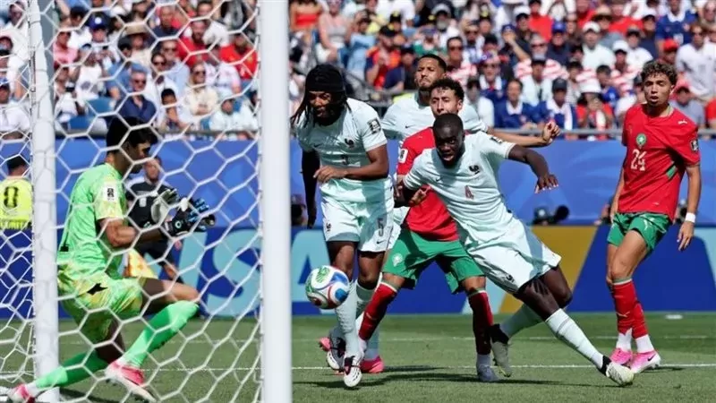 فرنسا الى نصف نهائى المونديال بعد فوزها على المغرب بهدفين