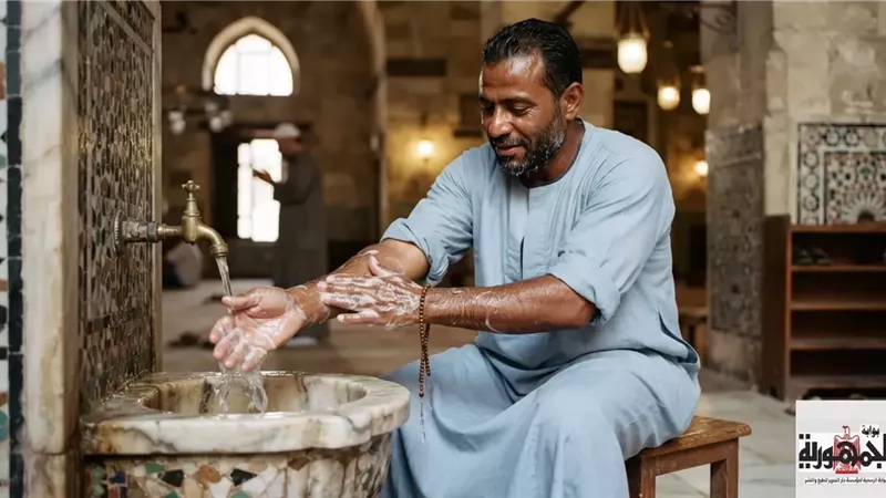 حكم بقاء أثر الصابون ومدى تأثيره على صحة الوضوء