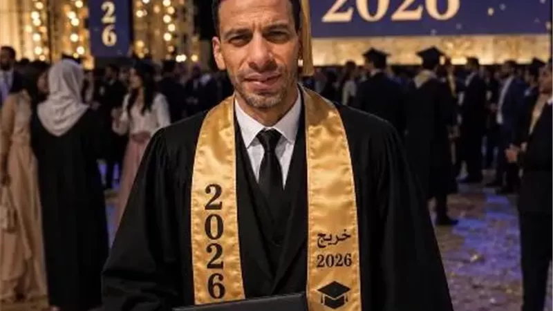 أحمد منصور يحصل على درجة الماجستير فى إدارة الأعمال