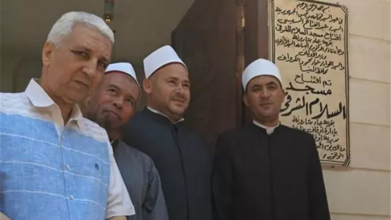 مديرية أوقاف المنيا تفتتح مسجد السلام بقرية عباد شارونة بمغاغة