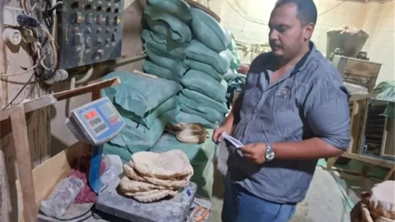 تحرير 17 محضر لأصحاب مخابز يتلاعبون في مواصفات الخبز بالغربية