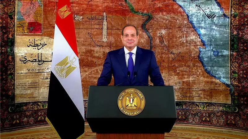 الرئيس السيسي يشيد بالقيم الرفيعة التي تحلّى بها المنتخب الوطني