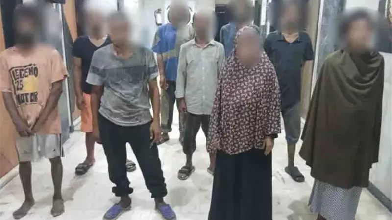 الأمن يضبط 10 متهمين لاستغلالهم 12 طفلاً في أعمال التسول بالجيزة