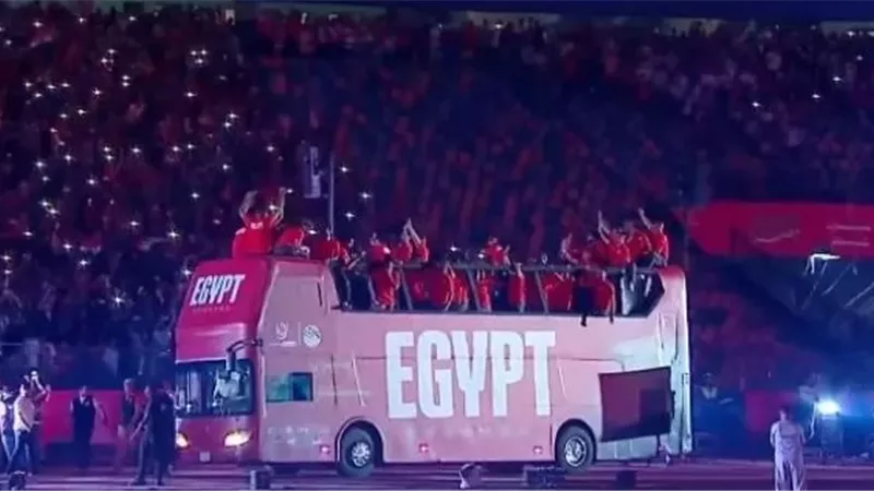 إقبال جماهيرى كبير فى احتفالية تكريم منتخب مصر