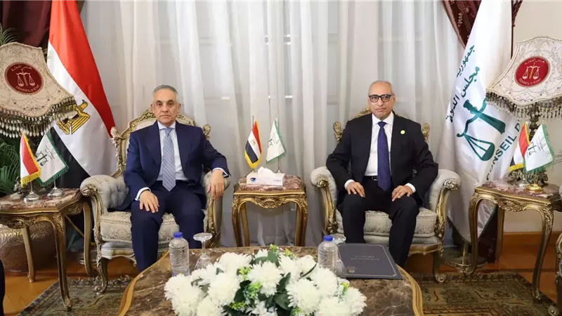رئيس مجلس الدولة يستقبل وزير العدل لتقديم التهنئة بتوليه منصبه