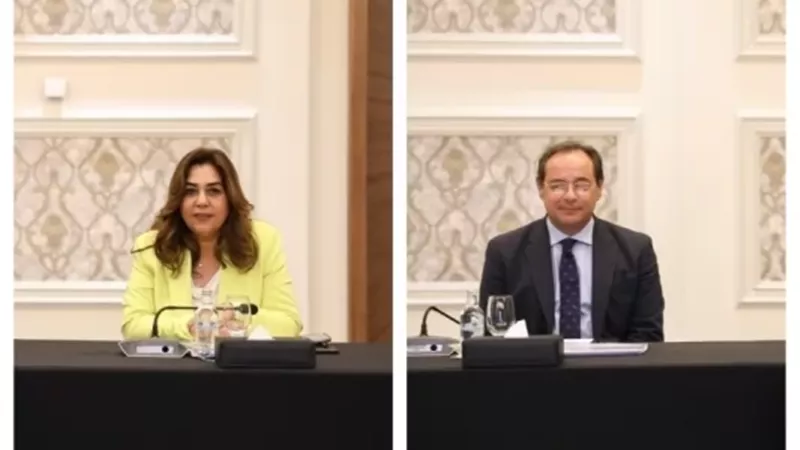 وزيرة التنمية المحلية تستعرض مشروعات GEF9 المقترحة للتمويل