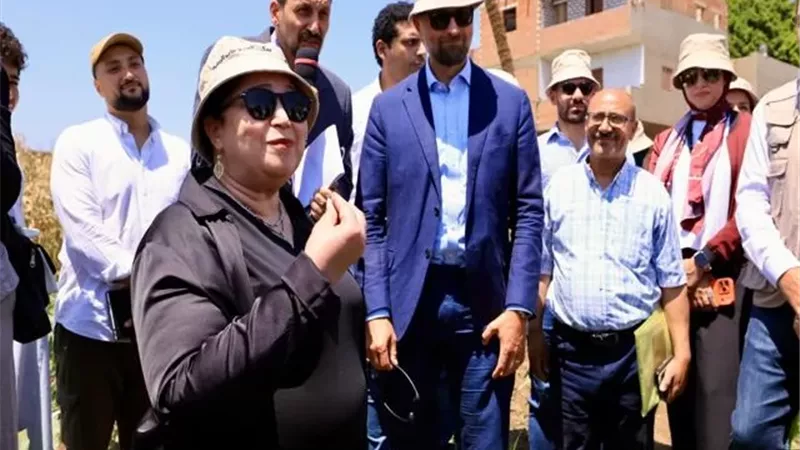 نائبة وزيرة التضامن تتابع تنفيذ مشروع تمكين المجتمعات الريفية بالمنيا