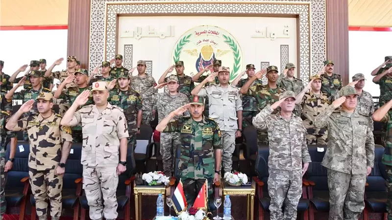 ختام فعاليات التدريب المصرى التركى المشترك 
