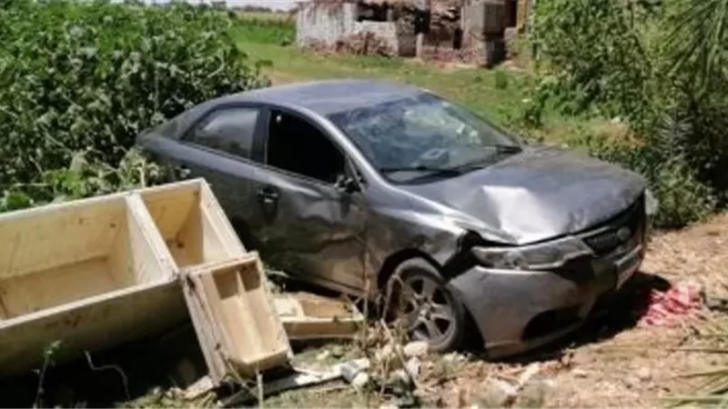 إصابة 5 فى انقلاب سيارة ملاكى على طريق الرزيقات غرب الأقصر