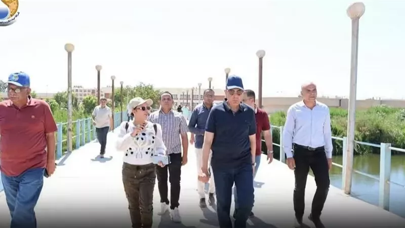 كدواني يتفقد مشروع صرف صحي السلخانة ومحطة مياه عرب الزينة بسمالوط