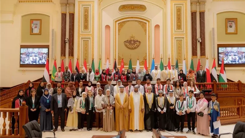 سفراء الطفولة يمثلون مصر في البرلمان العربي للطفل بالشارقة
