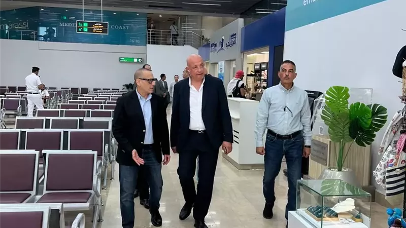 لجنة التفتيش الأمني والبيئى تفقدت مطاري الإسكندرية والعلمين