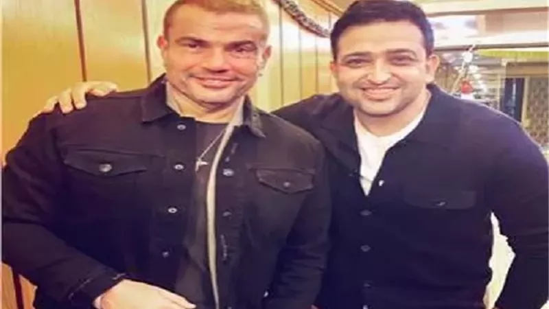 الشاعر تامر حسين يكشف كوالبس تعاوته مع عمرو دياب