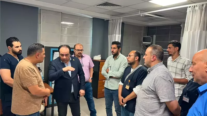 متابعة ميدانية لمستشفى التل الكبير التخصصي بالإسماعيلية