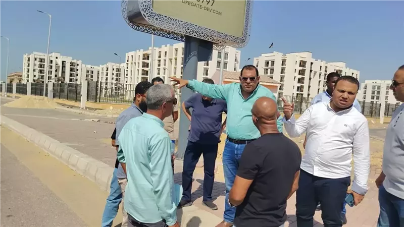 رئيس جهاز الشيخ زايد يفاجئ مواقع العمل بالتوسعات الشرقية