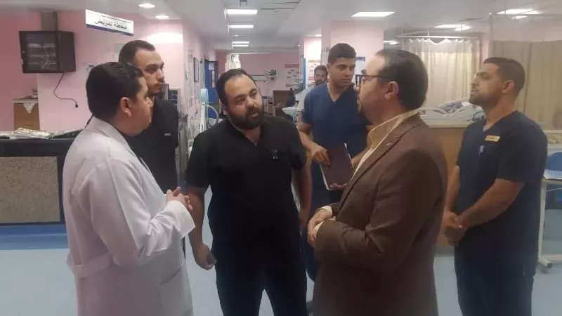 وكيل صحة القليوبية يتفقد مستشفى القناطر الخيرية ومركز طبي كفر حمزة