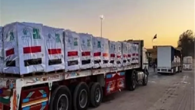 مصر تواصل تقديم المساعدات الإنسانية لدعم الأشقاء في قطاع غزة