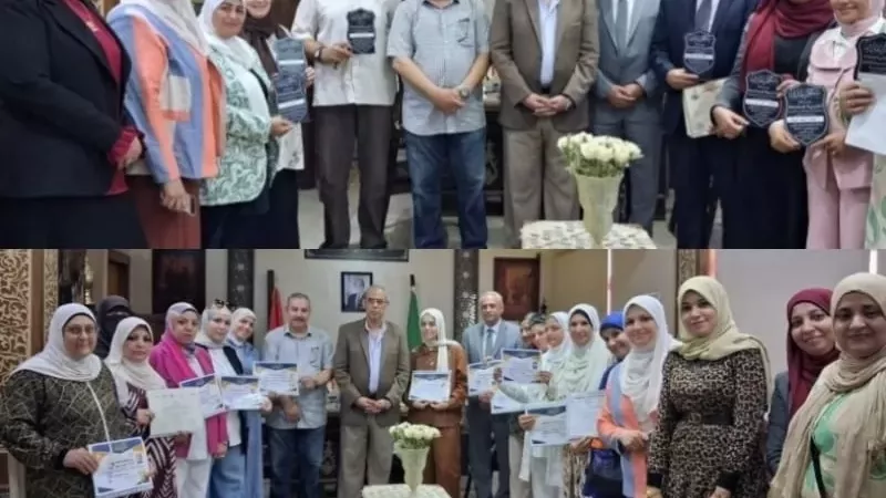 مدير تعليم القليوبية يكرم أبطال الجمهورية في مسابقات التنمية المستدامة