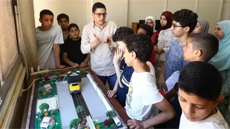 جامعة الزقازيق تفتح أبواب الهندسة أمام أطفال المستقبل